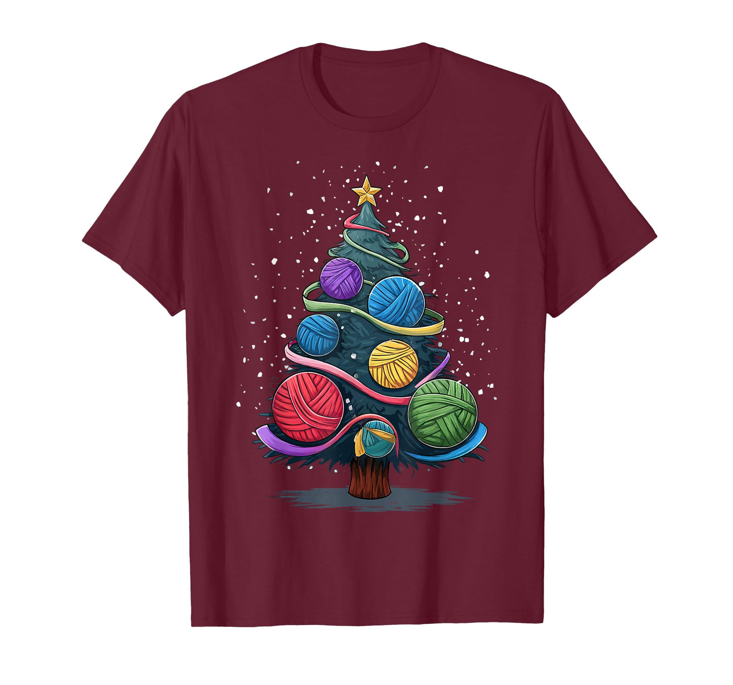 Yarn Christmas Tree T-Shirt