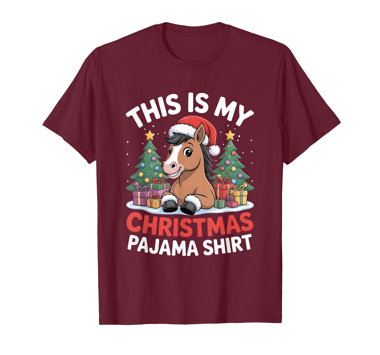 This is My Christmas Pajama Horse T-Shirt