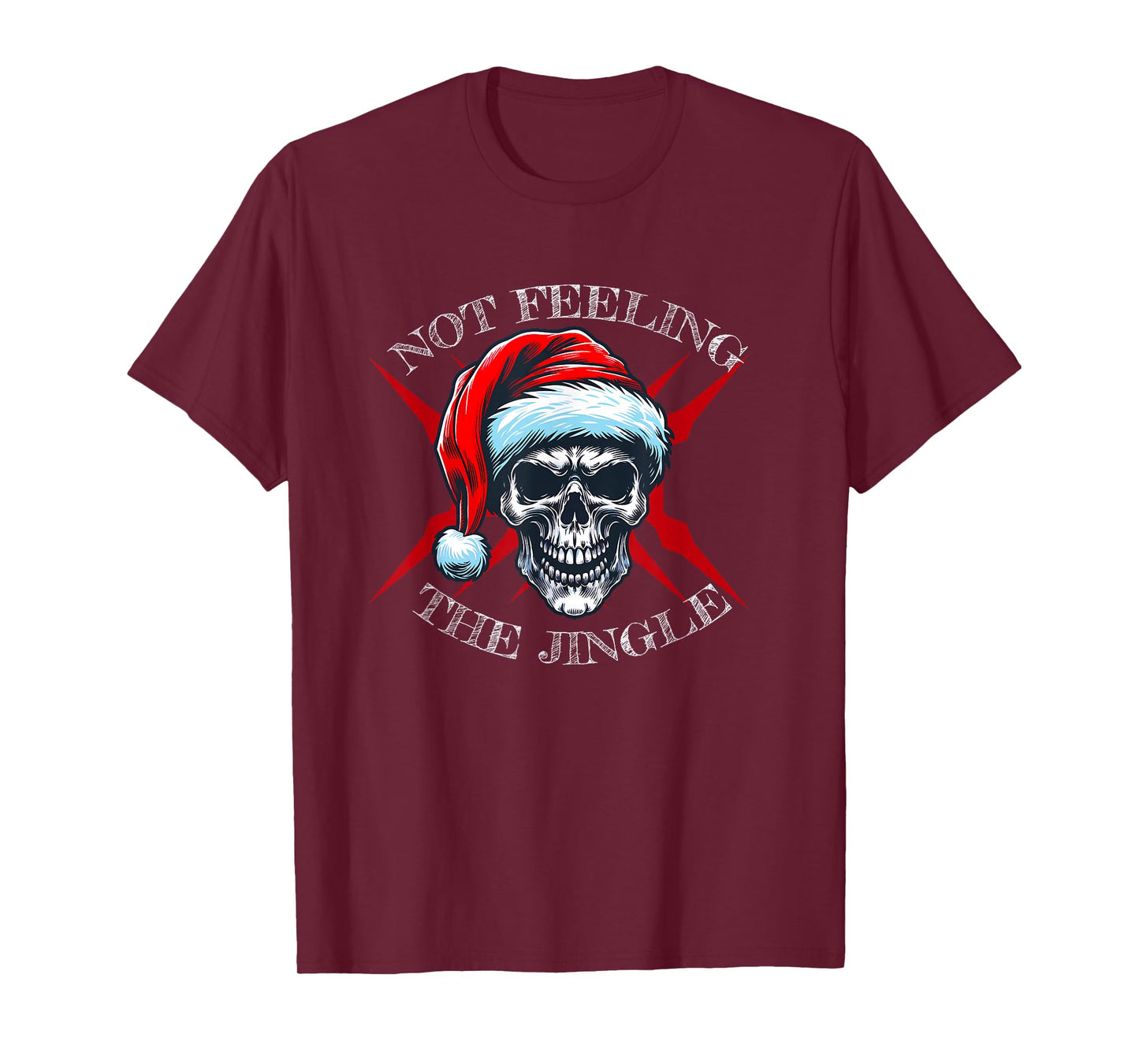 Christmas Skull Costume T-Shirt