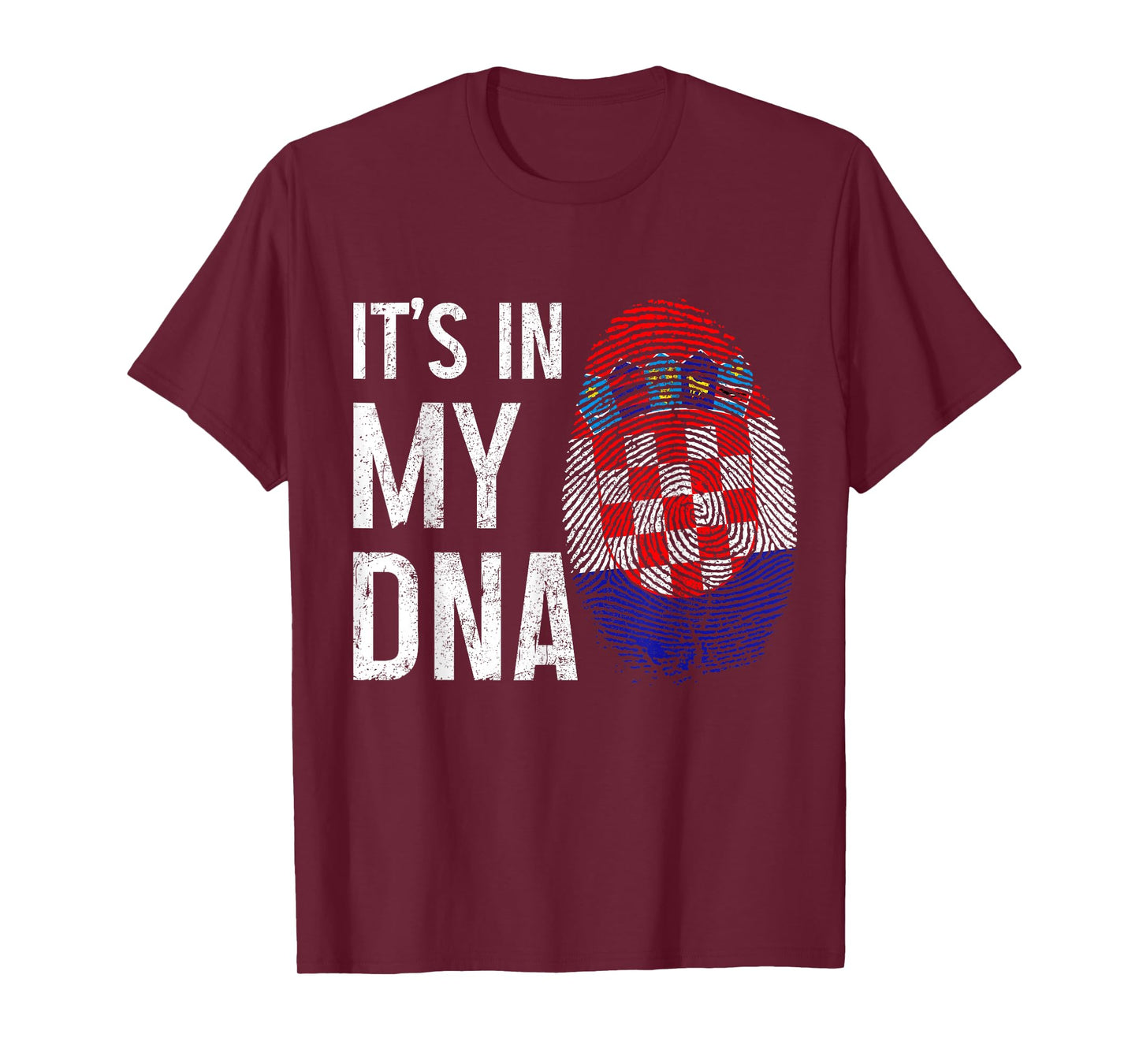 Croatia It's In My DNA Croatian Flag Pride Heritage T-Shirt