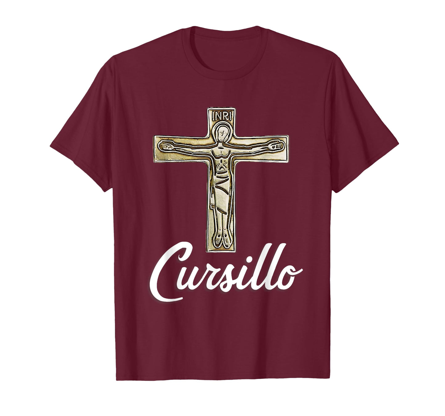 DeColores Cursillo Rainbow Rooster Catholic T-Shirt