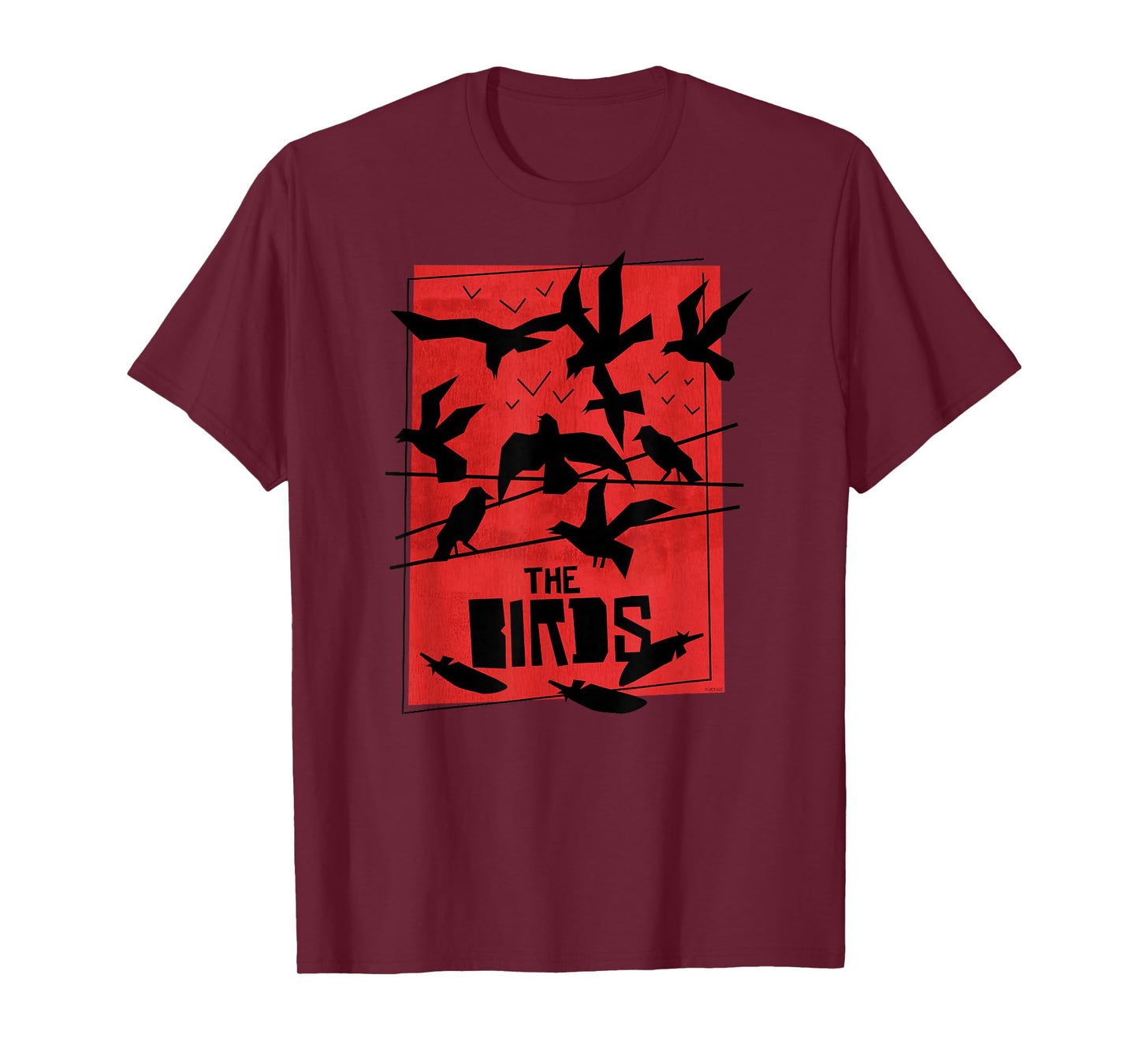 The Birds Alfred Hitchcock Abstract T-Shirt