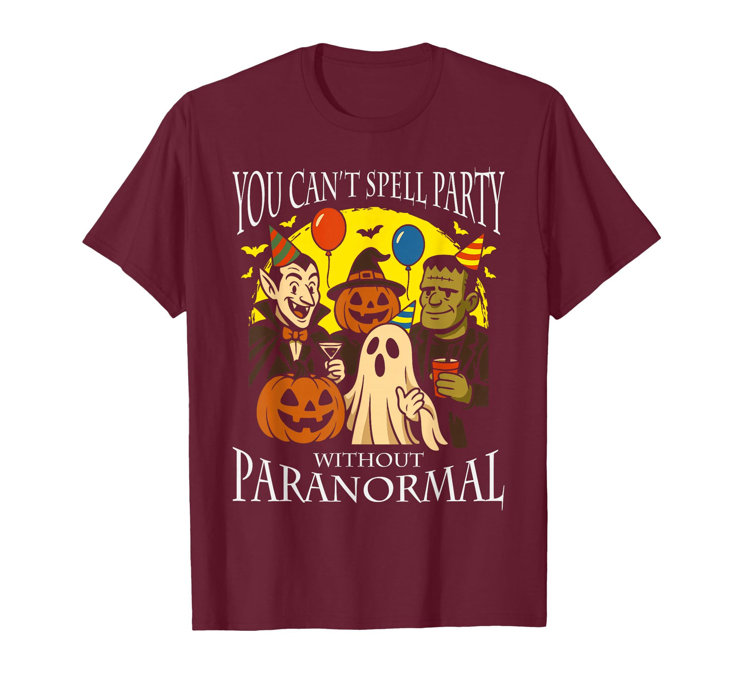 You Can't Spell Party Halloween Spooky Haunted Season T-Shirt