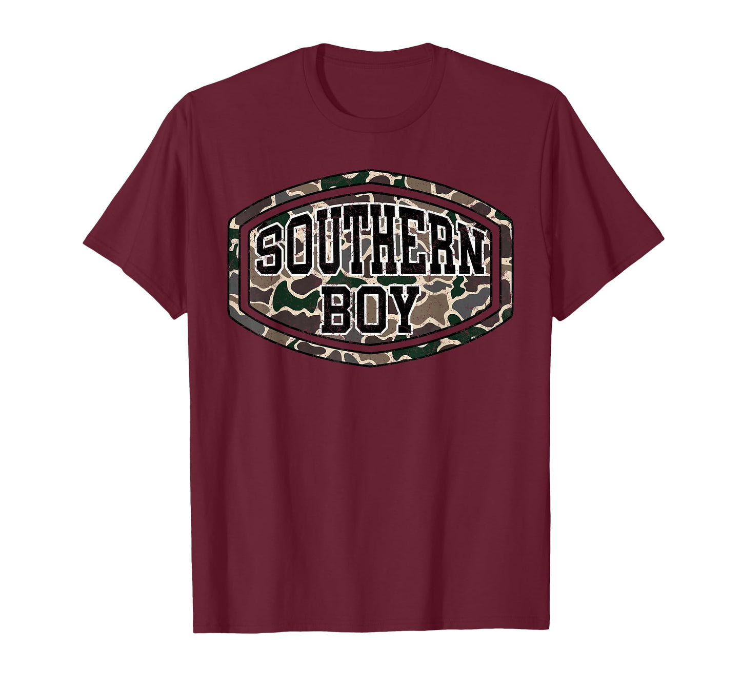 Retro Camo Southern Boy Camouflage Southern Vibes Boys Kids T-Shirt