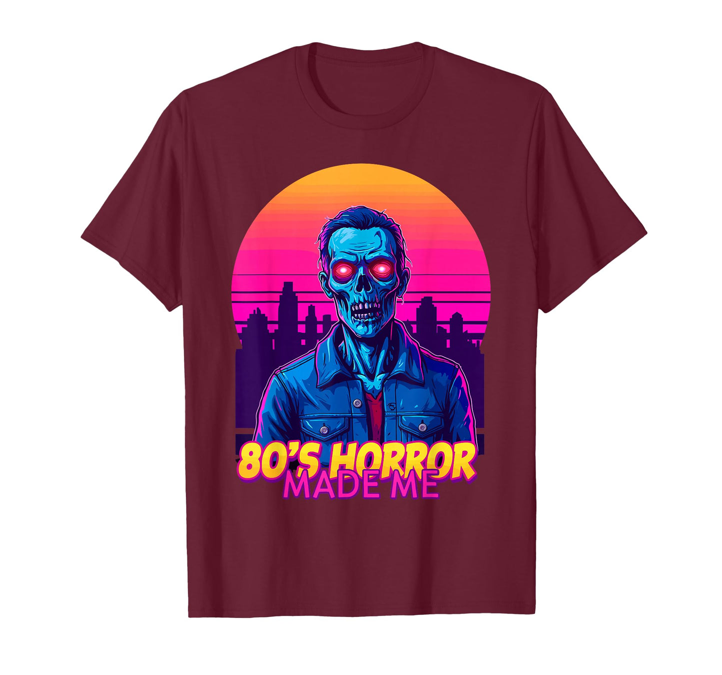 80s Horror Undead Retro Movie Enthusiast Halloween T-Shirt
