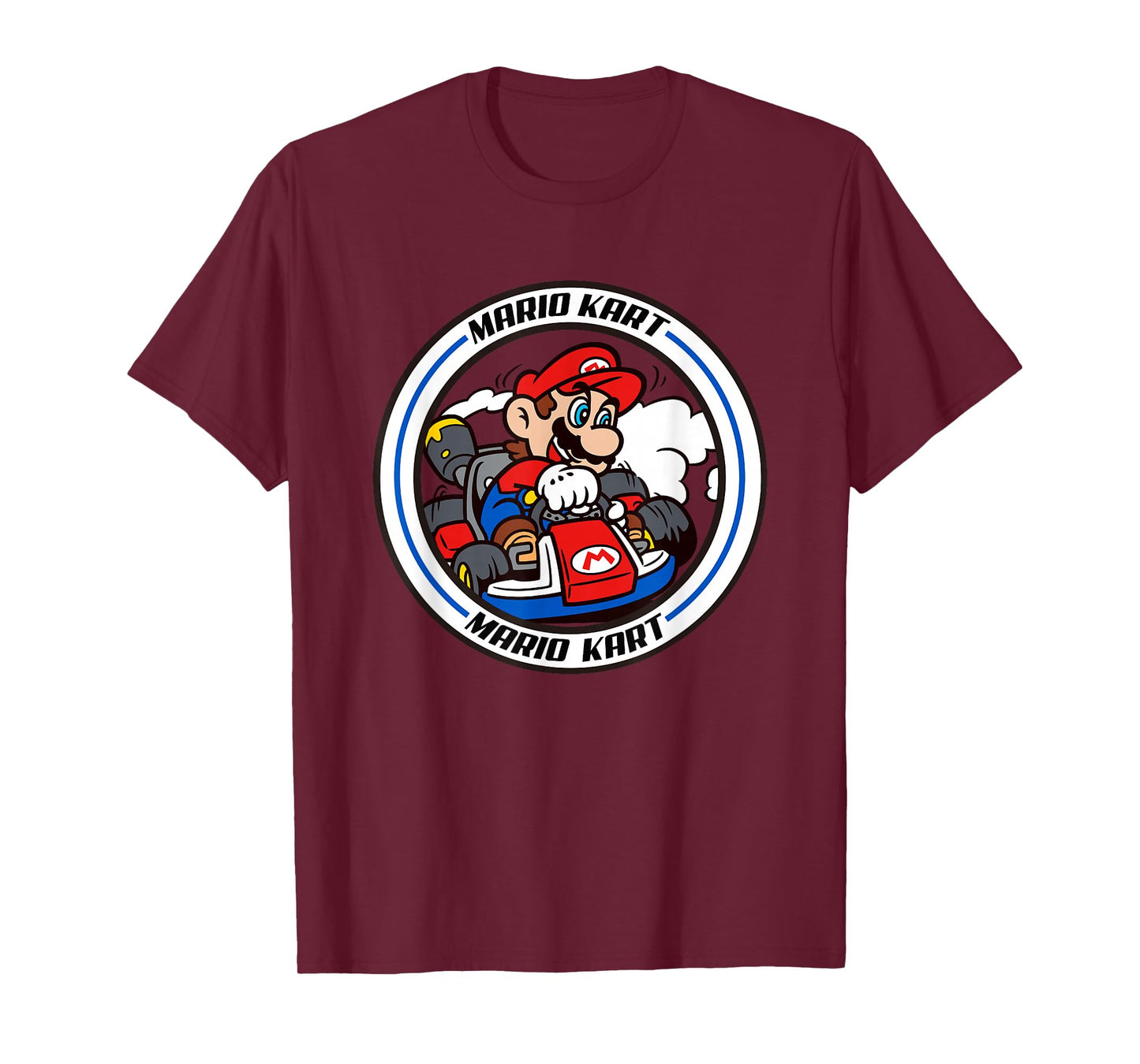 Mario Kart Speed Racer Classic Mario Circle T-Shirt
