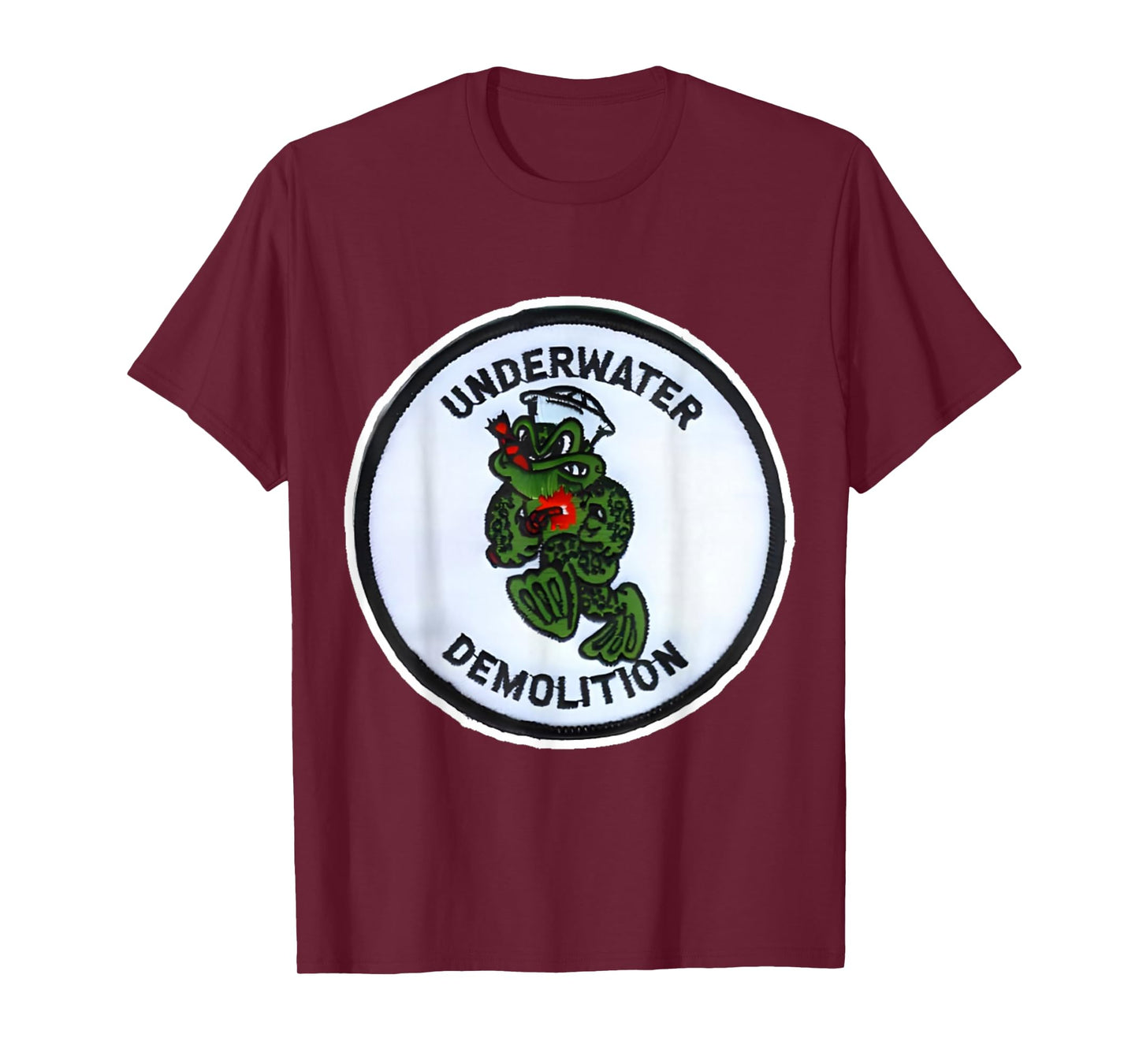 WWII UDT Frogman Underwater Demolitions Team Patch T-Shirt
