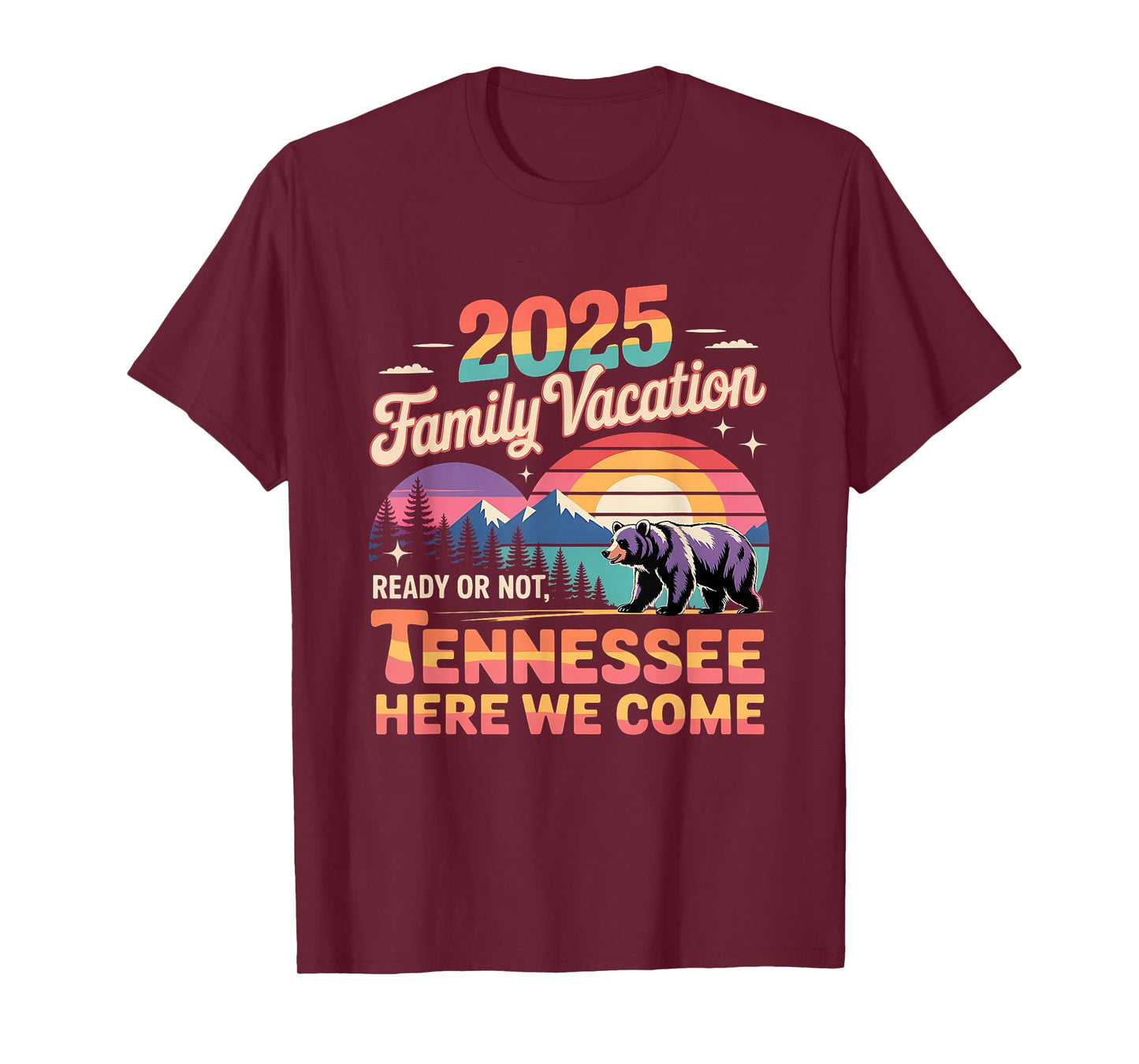 Great Smoky Mountains National Park Family Vacation 2025 T-Shirt