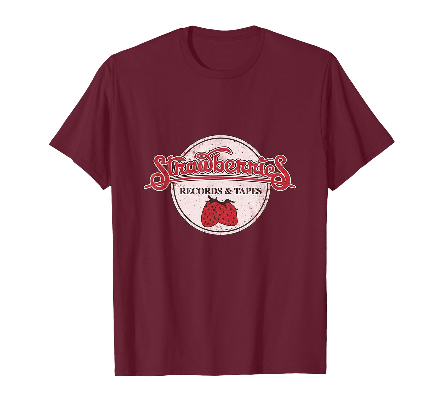 Strawberries Records & Tapes Defunct Music Store Nostalgic T-Shirt