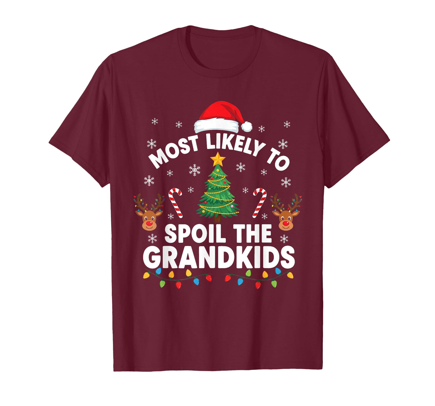Most Likely to Spoil The Grandkids Christmas Party Women T-Shirt