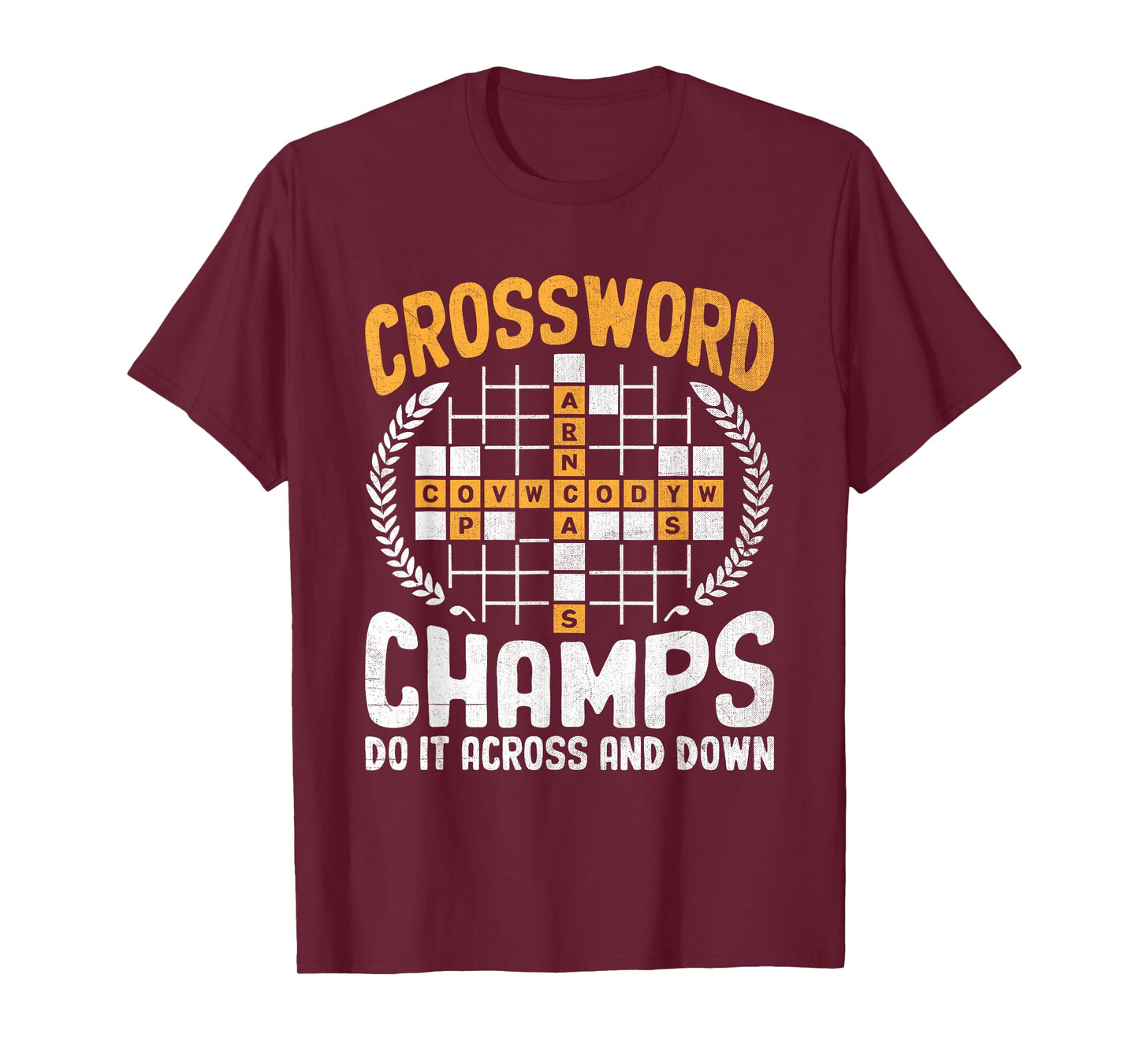 Funny Vintage Crossword Puzzle Solvers Word Nerd Lover T-Shirt