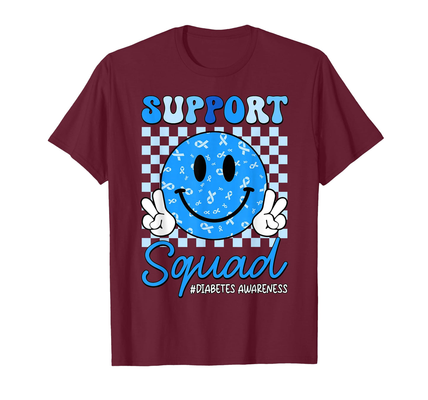 In November We Wear Blue Diabetes Awareness Support Squad T-Shirt