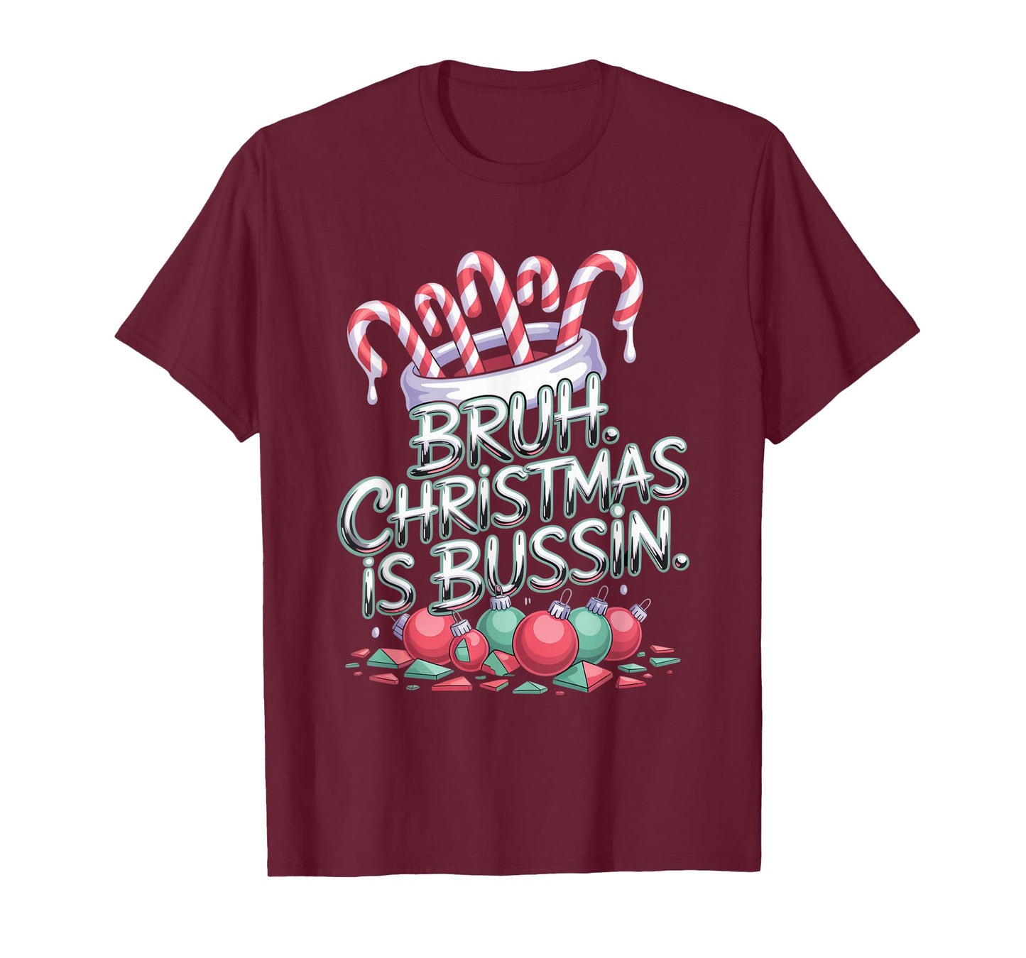 Funny Gen Alpha Gen Z Slang Funny Christmas Sweater T-Shirt