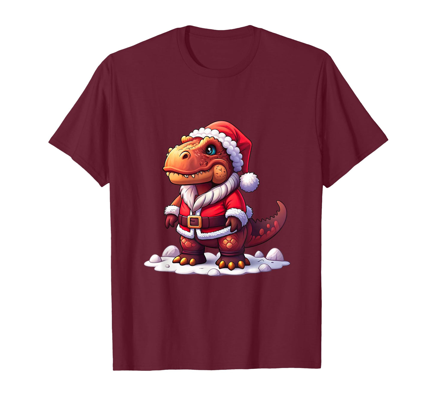 Santa-Saurus Rex – Festive Christmas Dinosaur T-Shirt