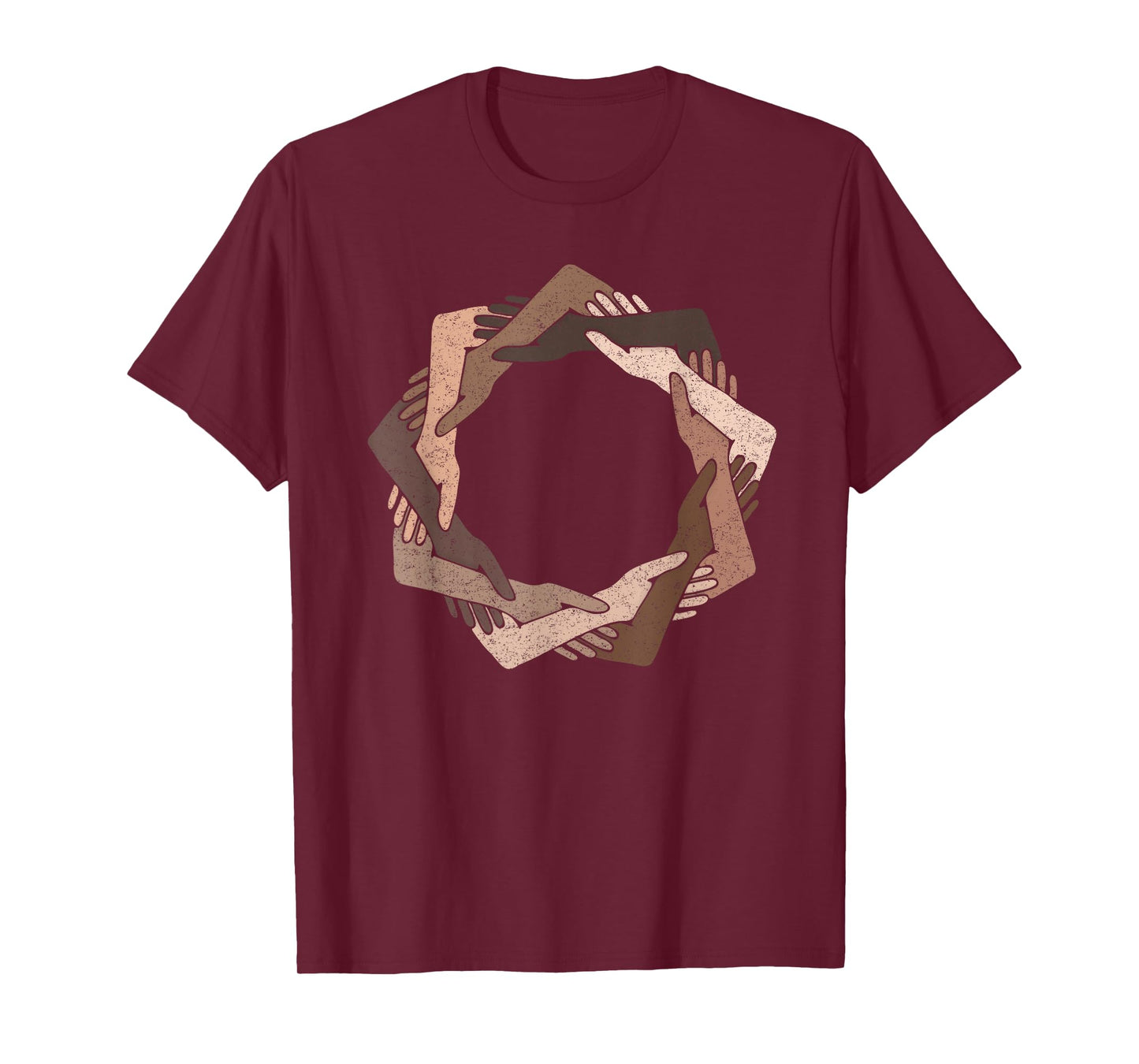 We Are One Human Family Nine Pointed Star - Baha'i Clothing T-Shirt