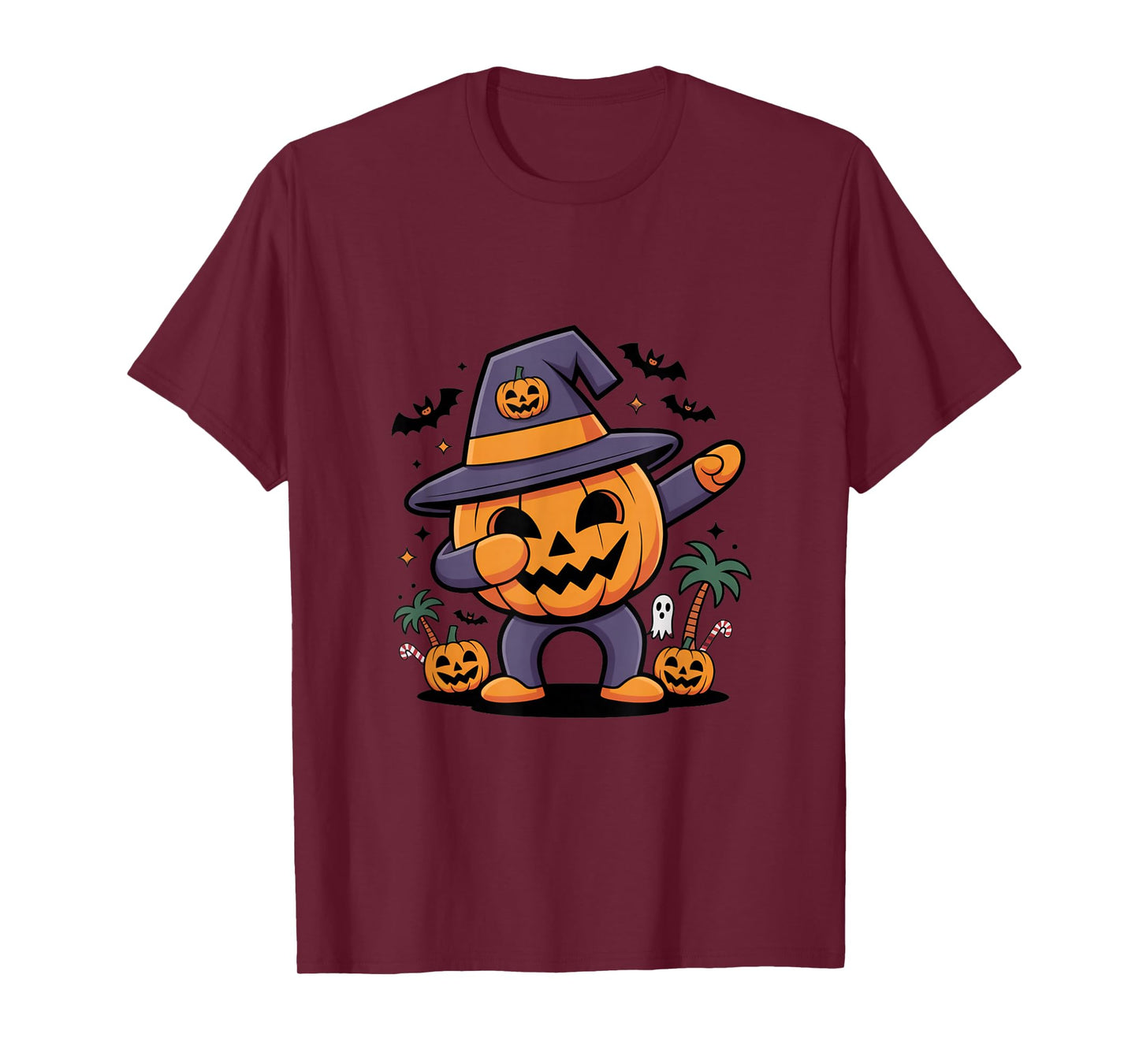 Dabbing Pumpkin Witch – Funny Halloween Costume Party T-Shirt