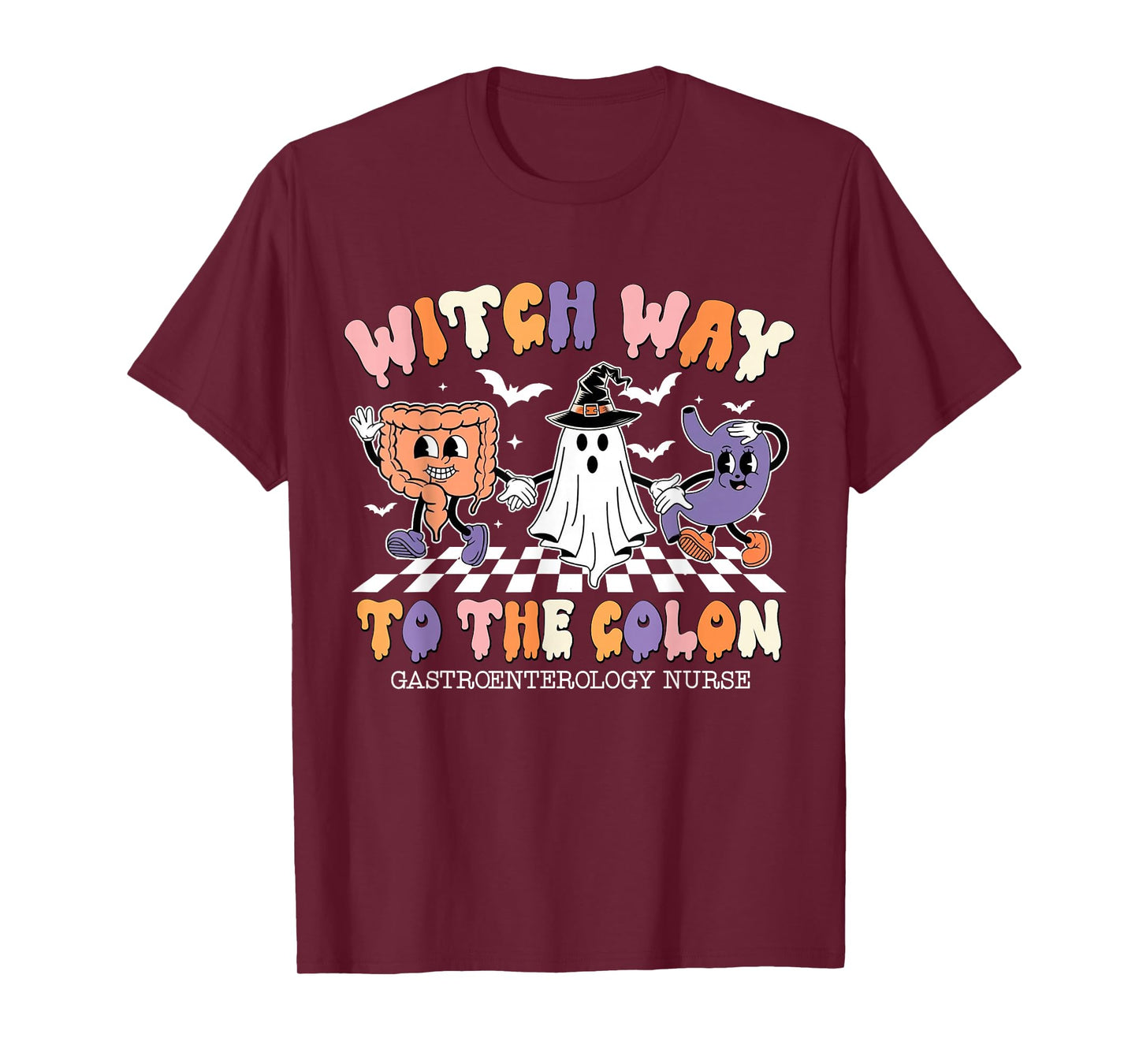 Witch Way to The Colon Gastroenterology Nurse Halloween T-Shirt