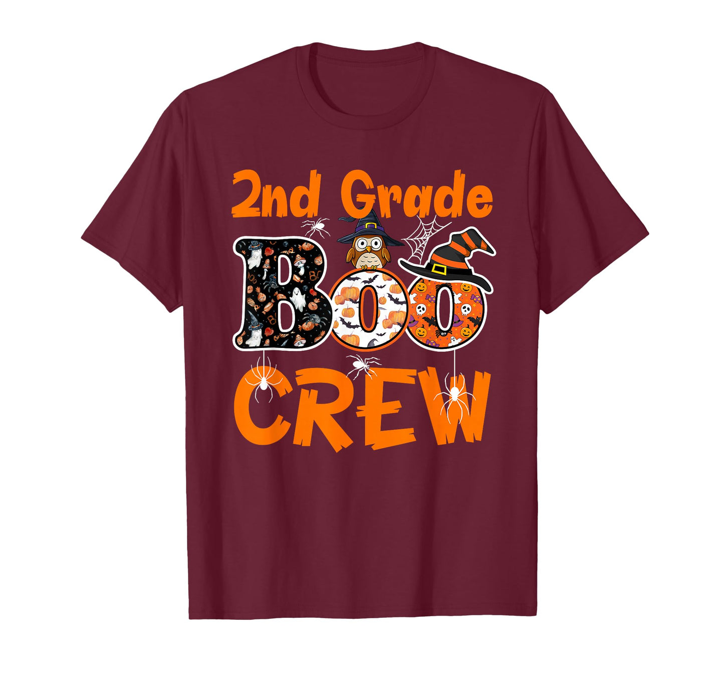 2nd Grade Boo Crew Teacher Student Halloween Costume 2025 T-Shirt