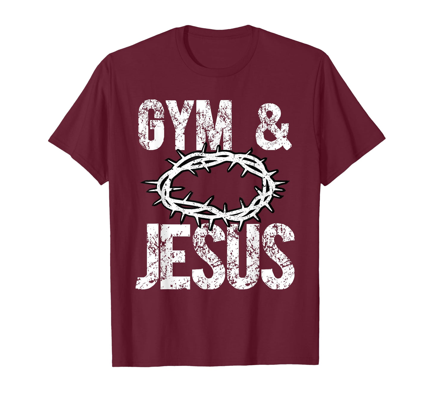 Gym And Jesus Christian Bodybuilder Religious Bodybuilding T-Shirt