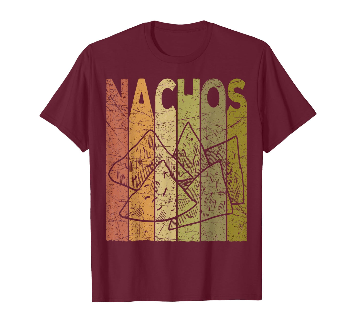 Mexican Nachos Vintage Mexican Food Retro Foodie Nacho T-Shirt