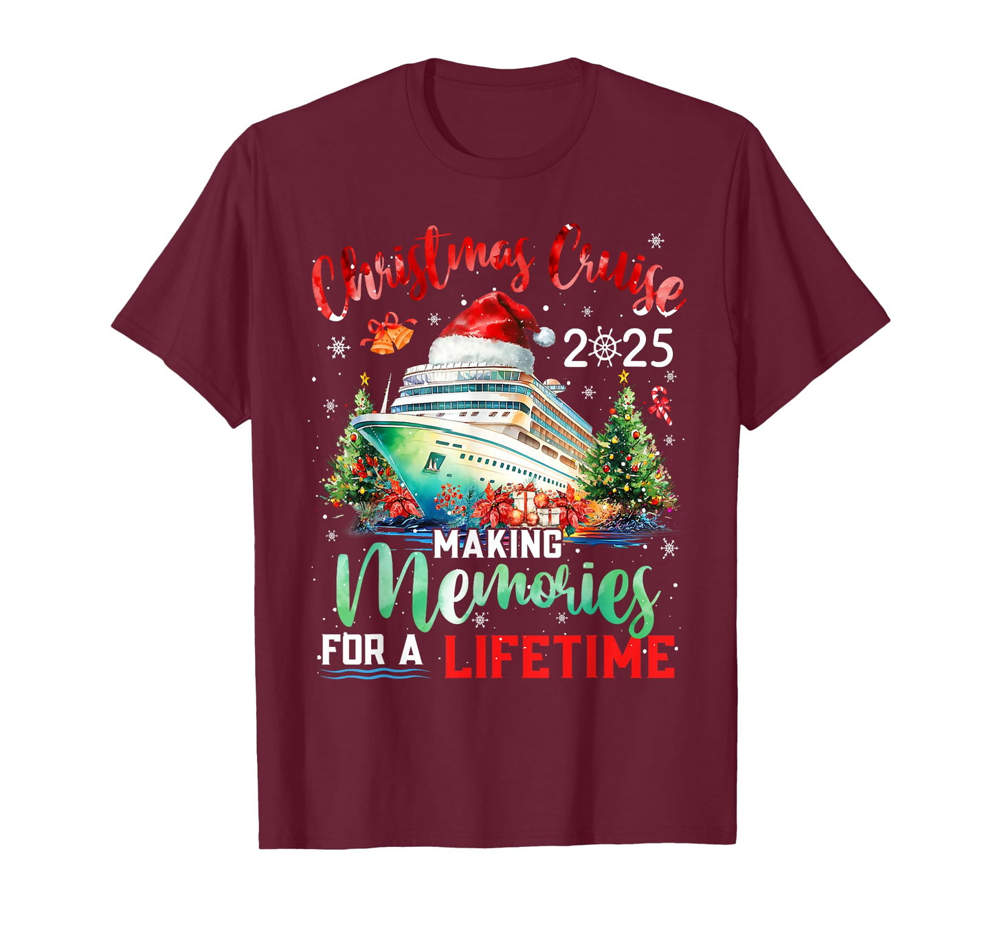Christmas Cruise 2025 Making Memories for A Lifetime Holiday T-Shirt