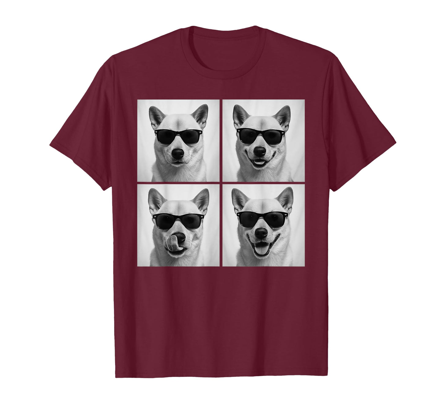 Funny Korean Jindo Dog Lover Cute Korean Jindo Photo Booth T-Shirt for Men Women Kids