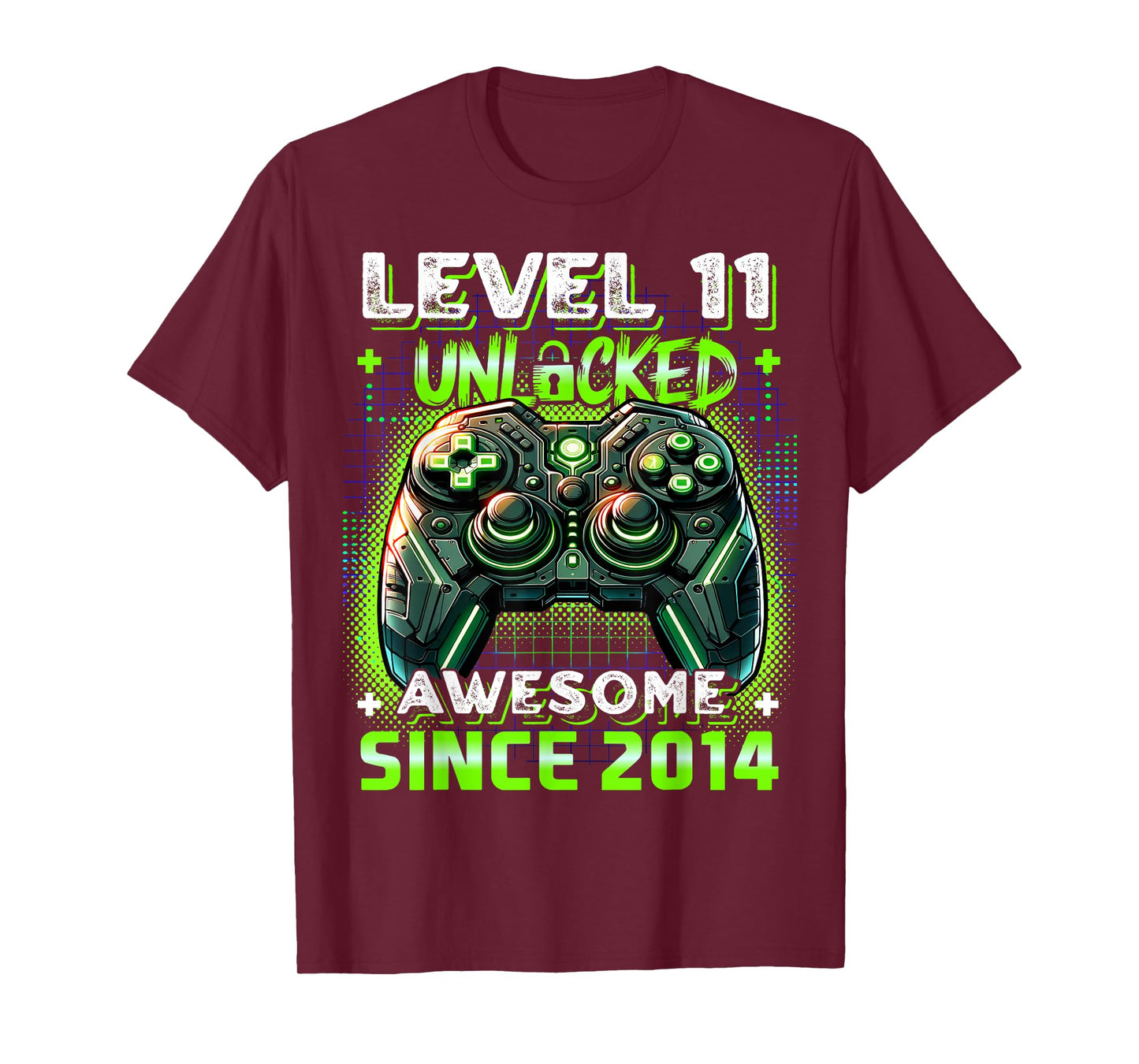 11th Birthday Boy Level 11 Gamer 11 Year Video Game Party T-Shirt