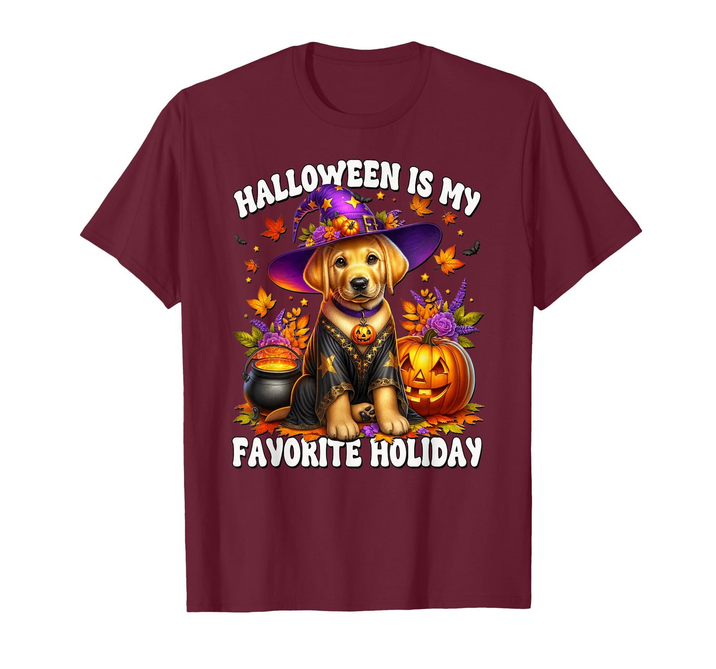 Halloween is My Favorite Holiday for Golden Retriever Mom T-Shirt