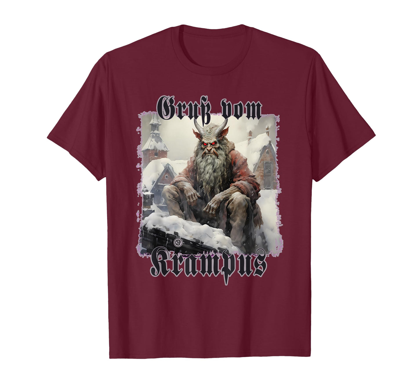 Greeting from Krampus Christmas Legend Figure T-Shirt