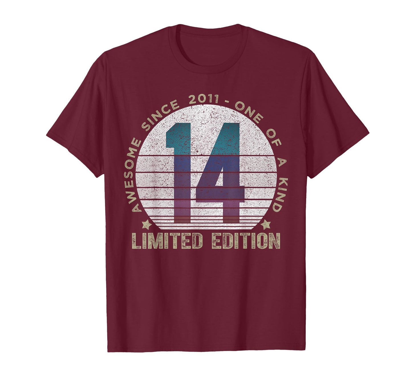 14 Year Old Gifts Vintage 2011 Limited Edition 14th Birthday T-Shirt