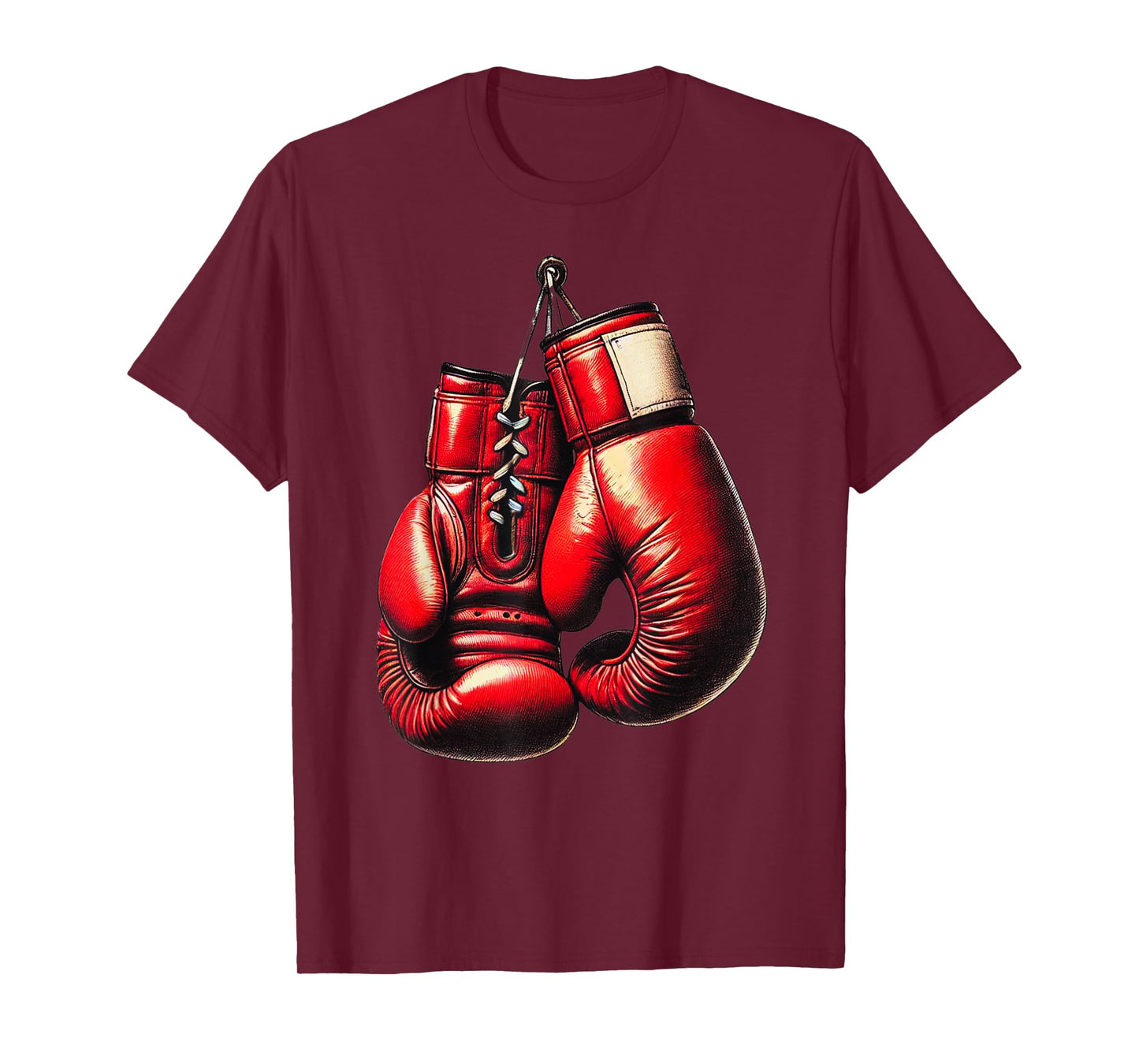 Boxing Gloves Red Boxing Sport Boxer Kickboxing T-Shirt