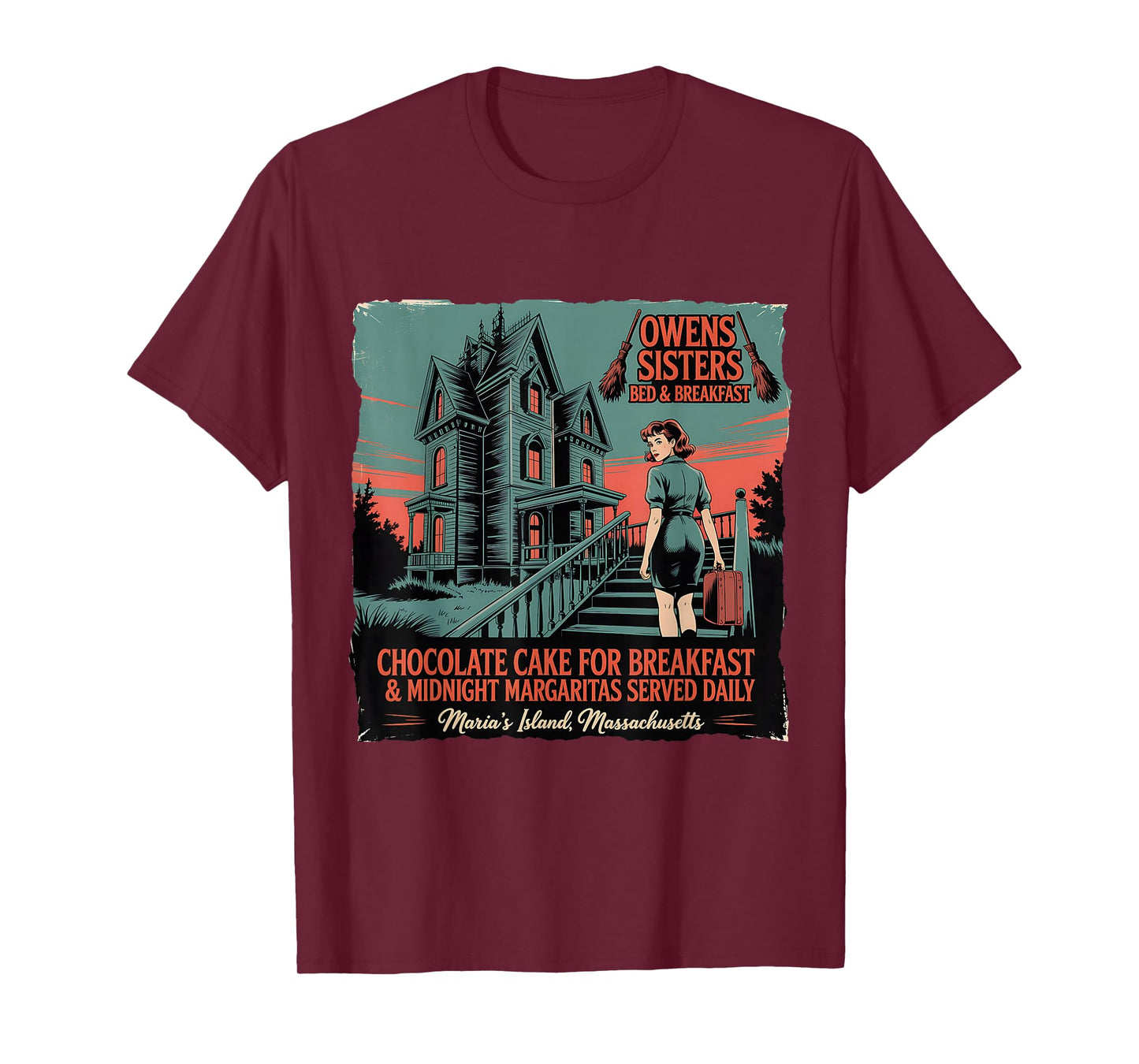 Witch Magic Practical Magic Witchy Halloween Love Vintage T-Shirt