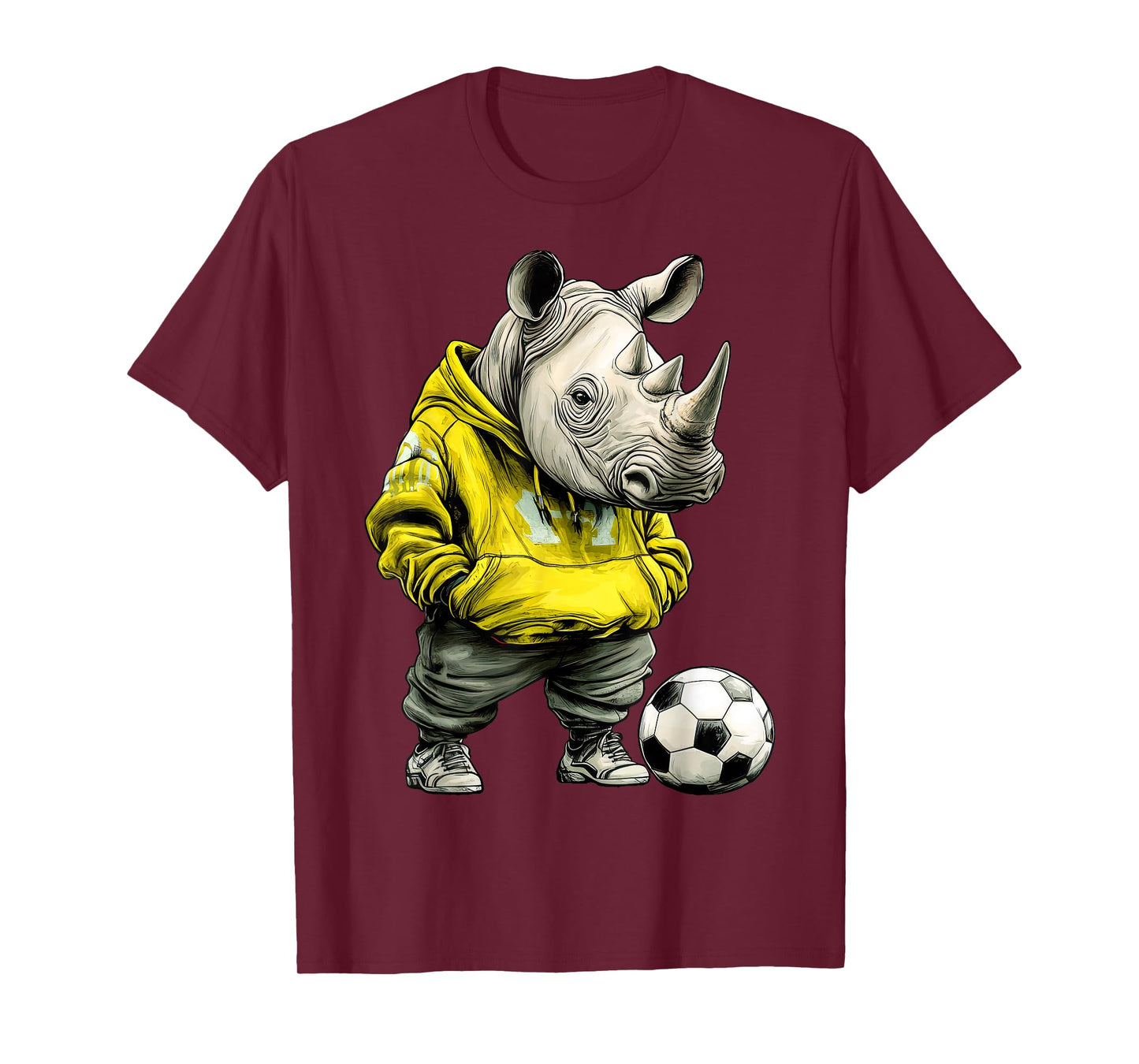 Rhino Soccer / Soccer player Rhino T-Shirt
