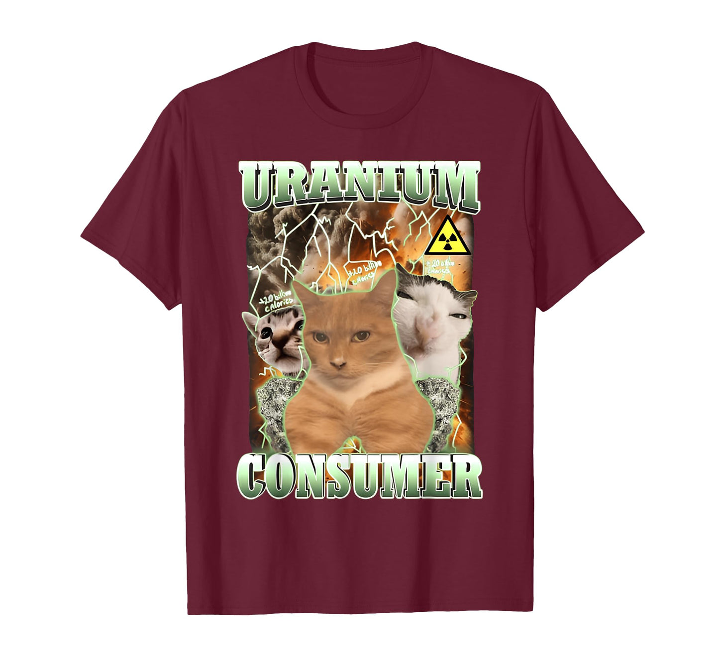 Uranium Consumer Cat & FUNNY Cute Cats T-Shirt for Men Women Girls Kids