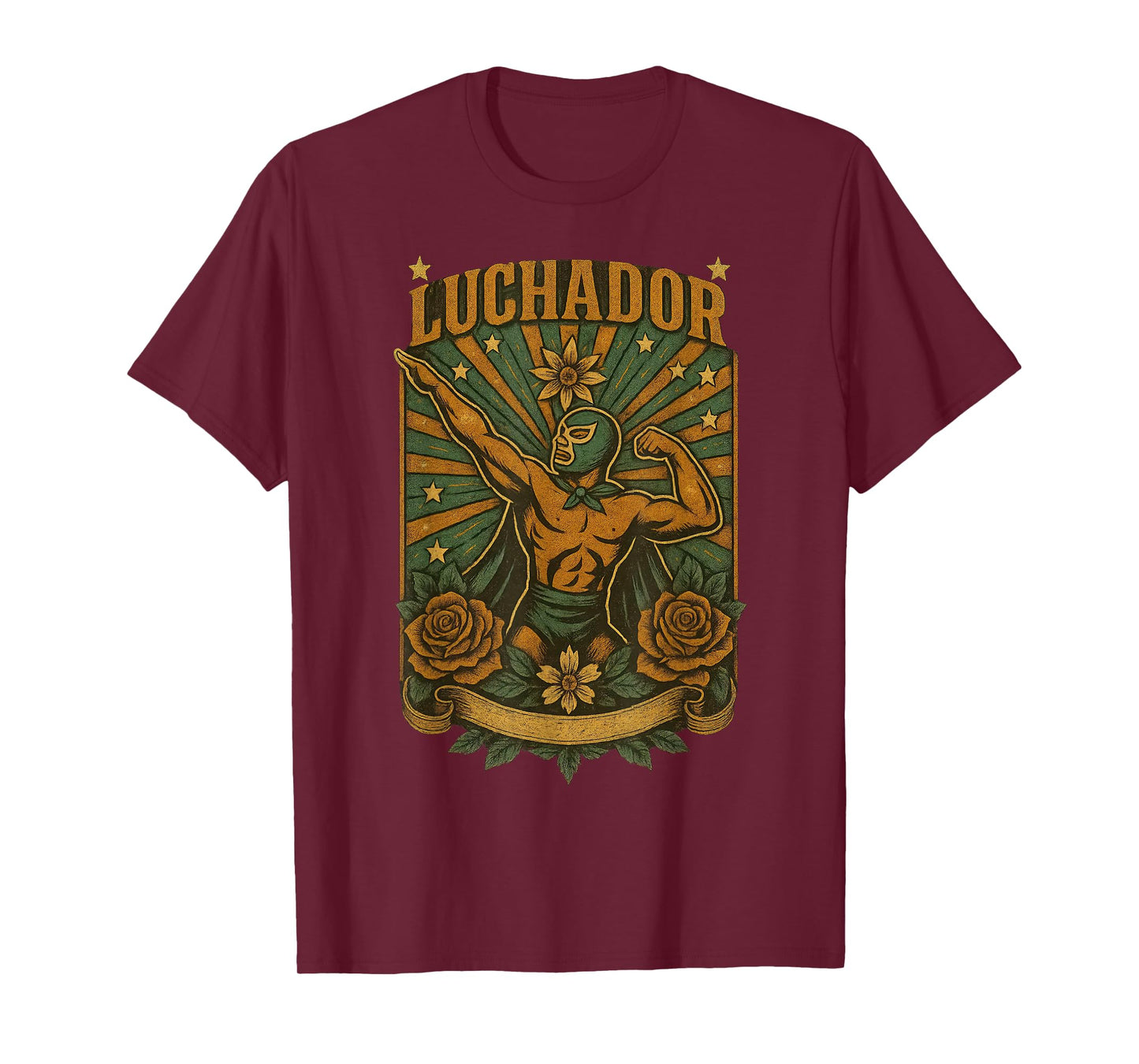 Vintage Luchador Lucha Libre Mexican Wrestling T-Shirt