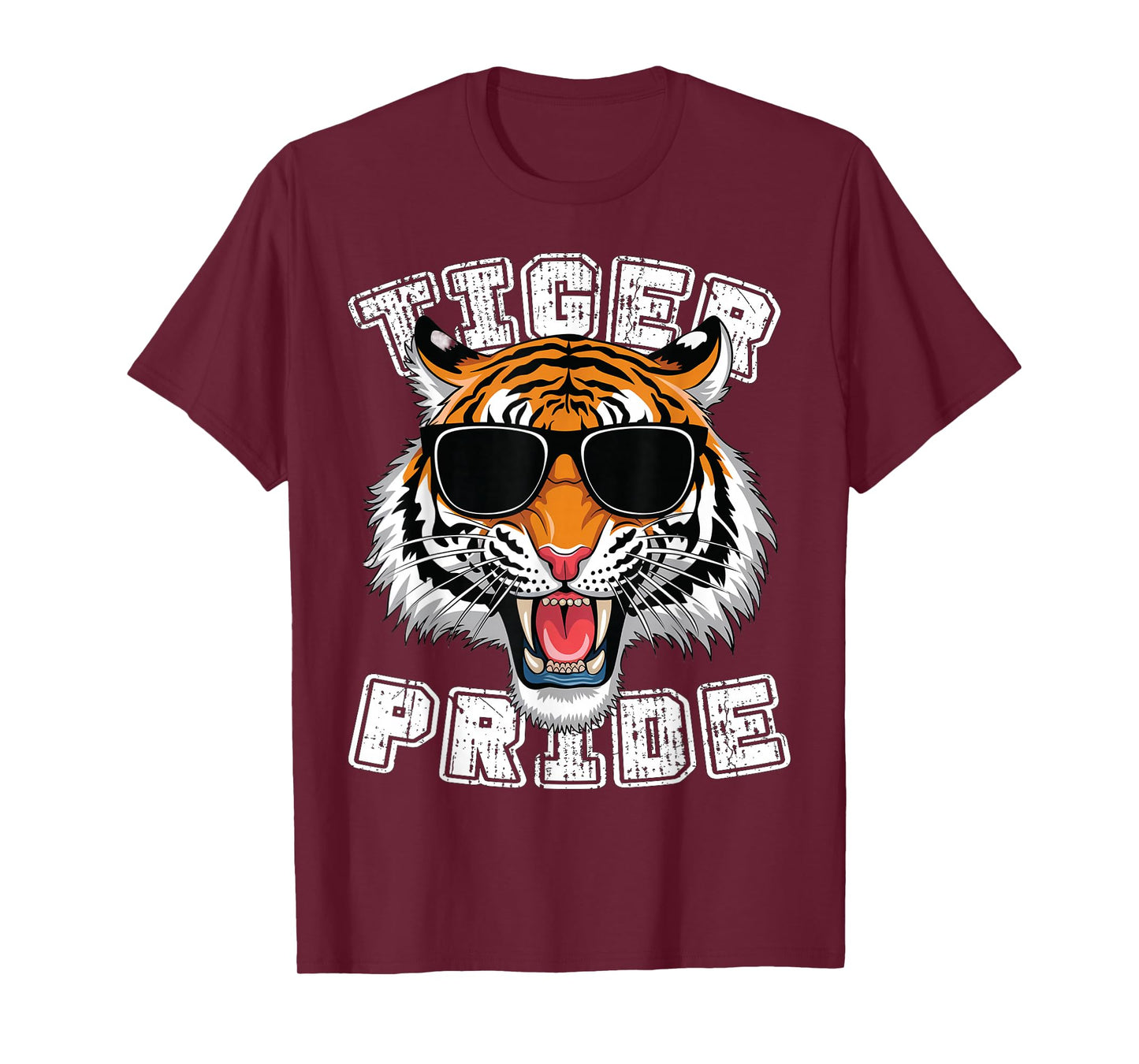 Tiger Pride Retro Tiger School Sports Team T-Shirt
