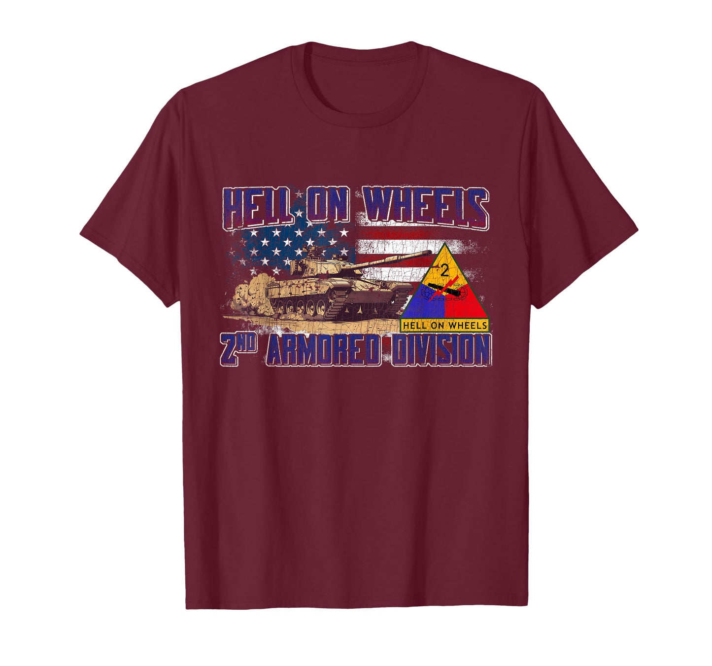 2nd Armored Division Ft Hood Texas Vintage Gifts T-Shirt