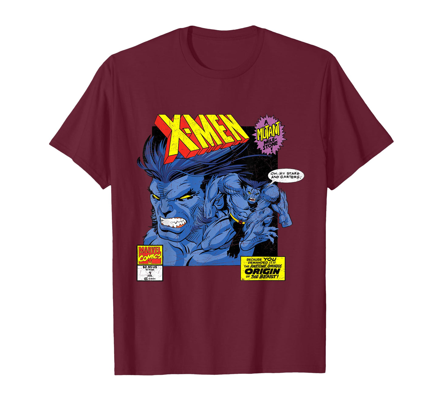 Marvel X-Men The Beast Mutant Milestone Comic T-Shirt T-Shirt