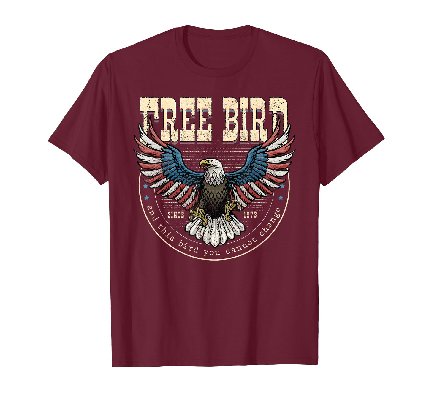 Free American Bird, This Bird You Cannot Change, 4th Of July T-Shirt