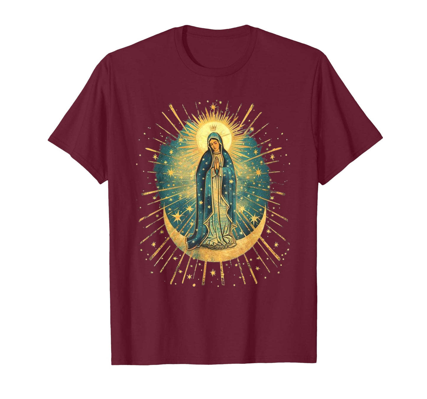 Our Lady De Guadalupe Sant Mary For Christians, Catholics T-Shirt