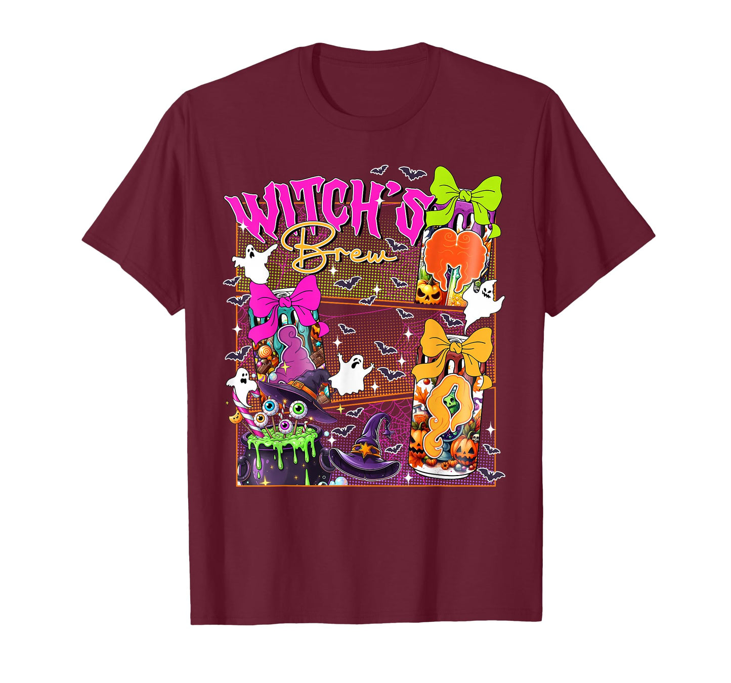 Witch's Brew, Energy Drink Halloween, Little Ghosts Drink T-Shirt
