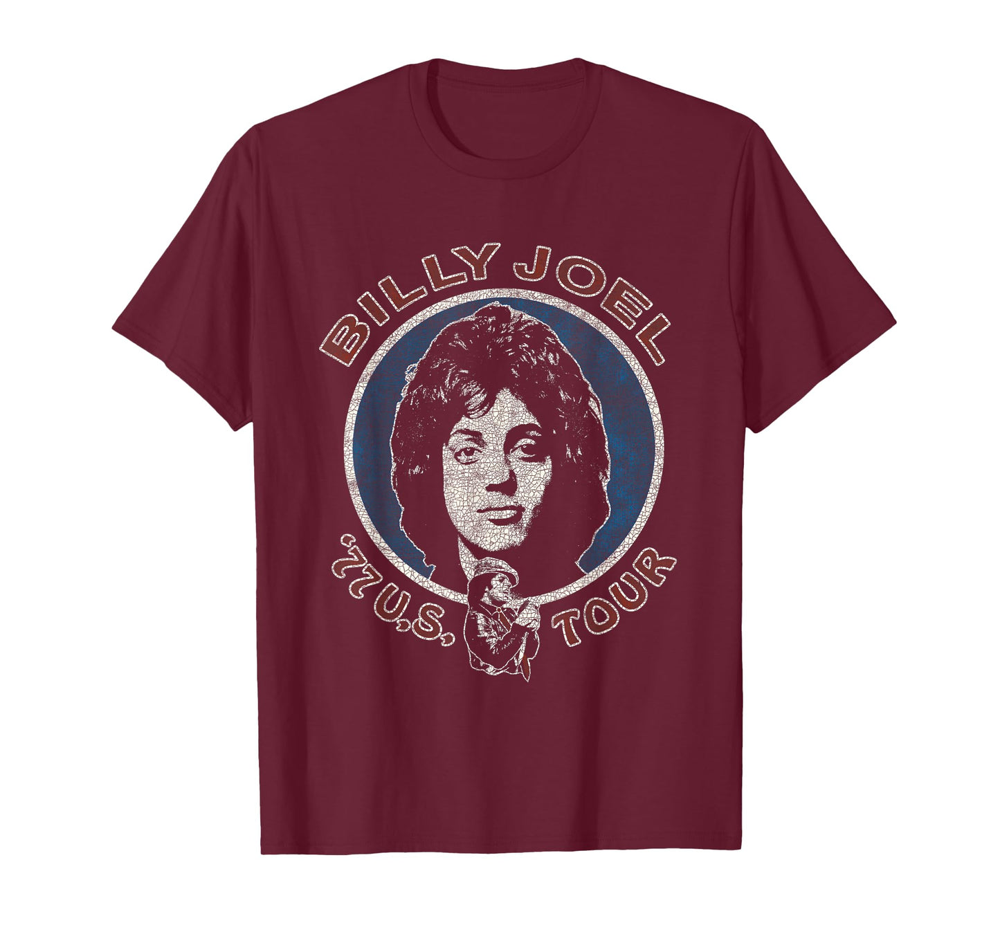 Official Billy Joel US Tour 77 T-Shirt
