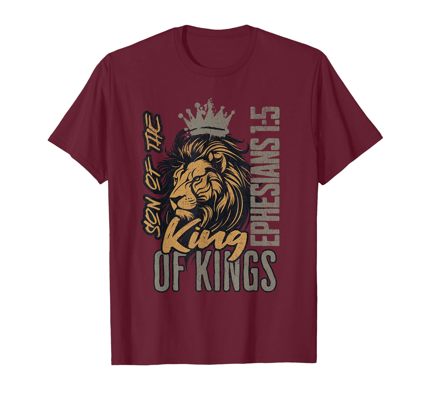 Christian Son of King Kings Lion of Judah Scripture Bible T-Shirt