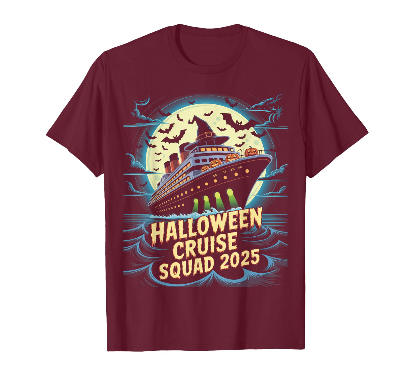 Halloween Cruise Squad 2025 Spooky Party Spooky Halloween T-Shirt