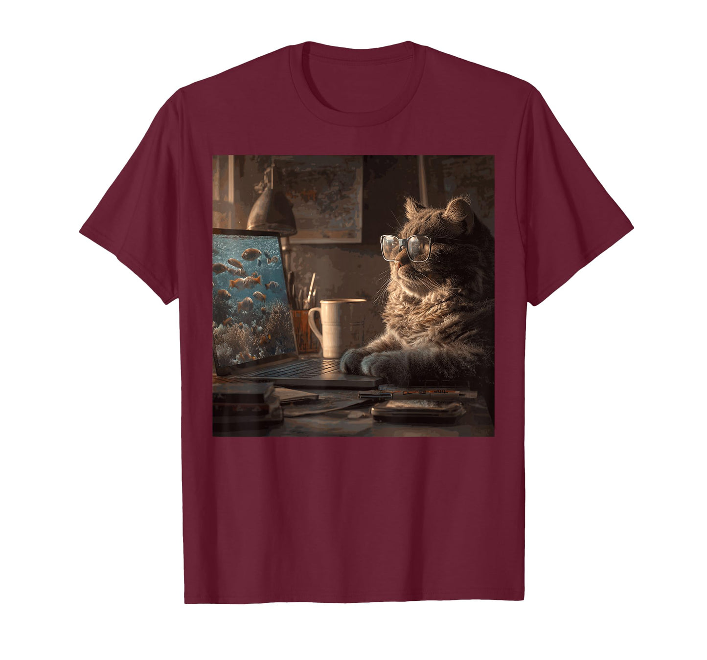 Funny Graphic Cat Humorous Funny T-Shirt