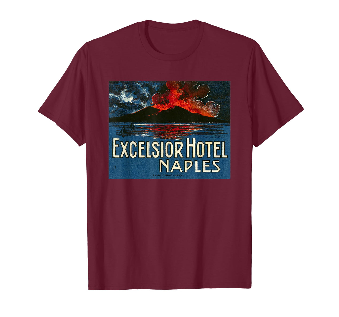 Excelsior Hotel Naples – Vintage Italy Coastal Design T-Shirt
