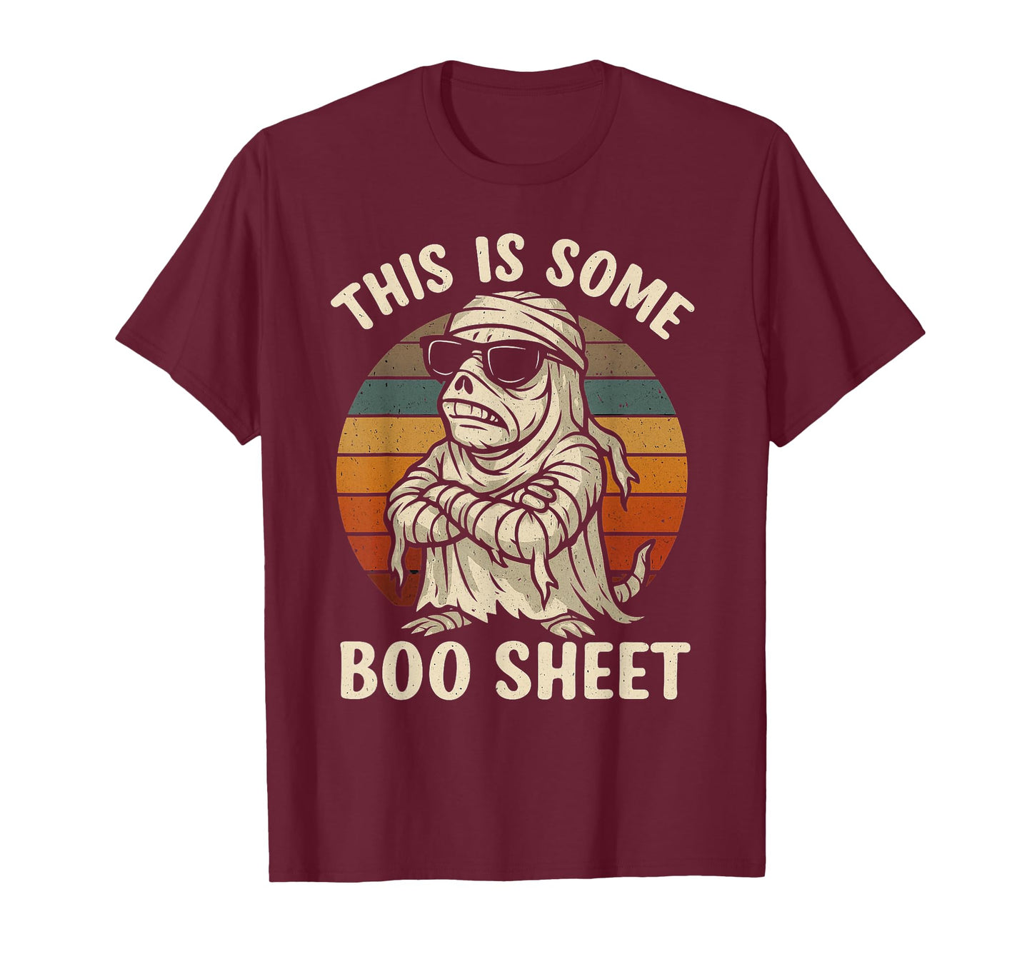 This is Boo Sheet Ghost Spooky Mummy Halloween Costume T-Shirt
