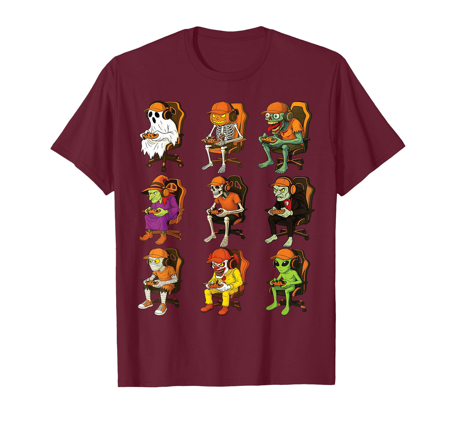 Halloween Gamer Squad Gaming Video Game T-Shirt