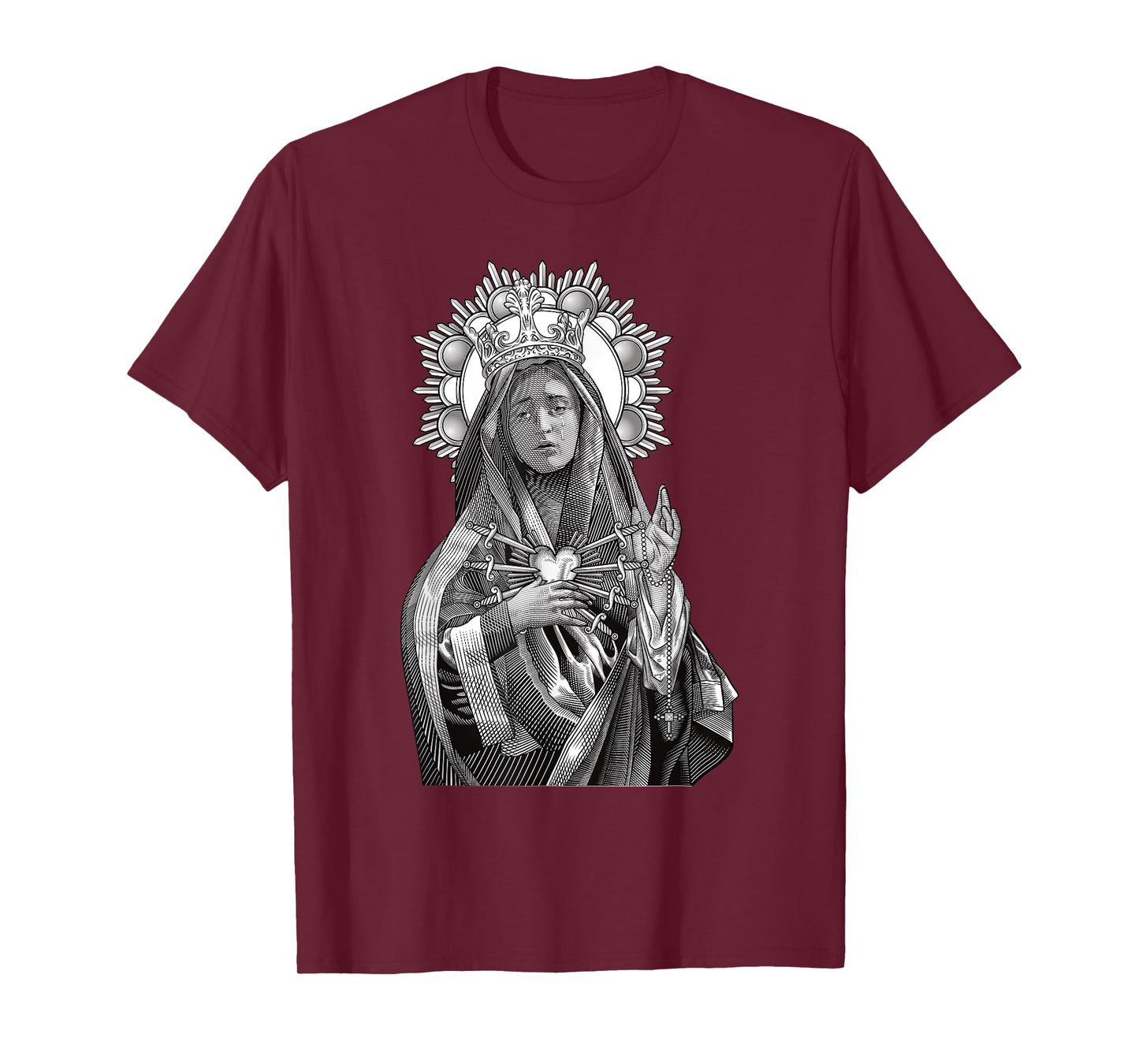 Mater Dolorosa Our Lady of Sorrows Virgin Mary Catholic T-Shirt