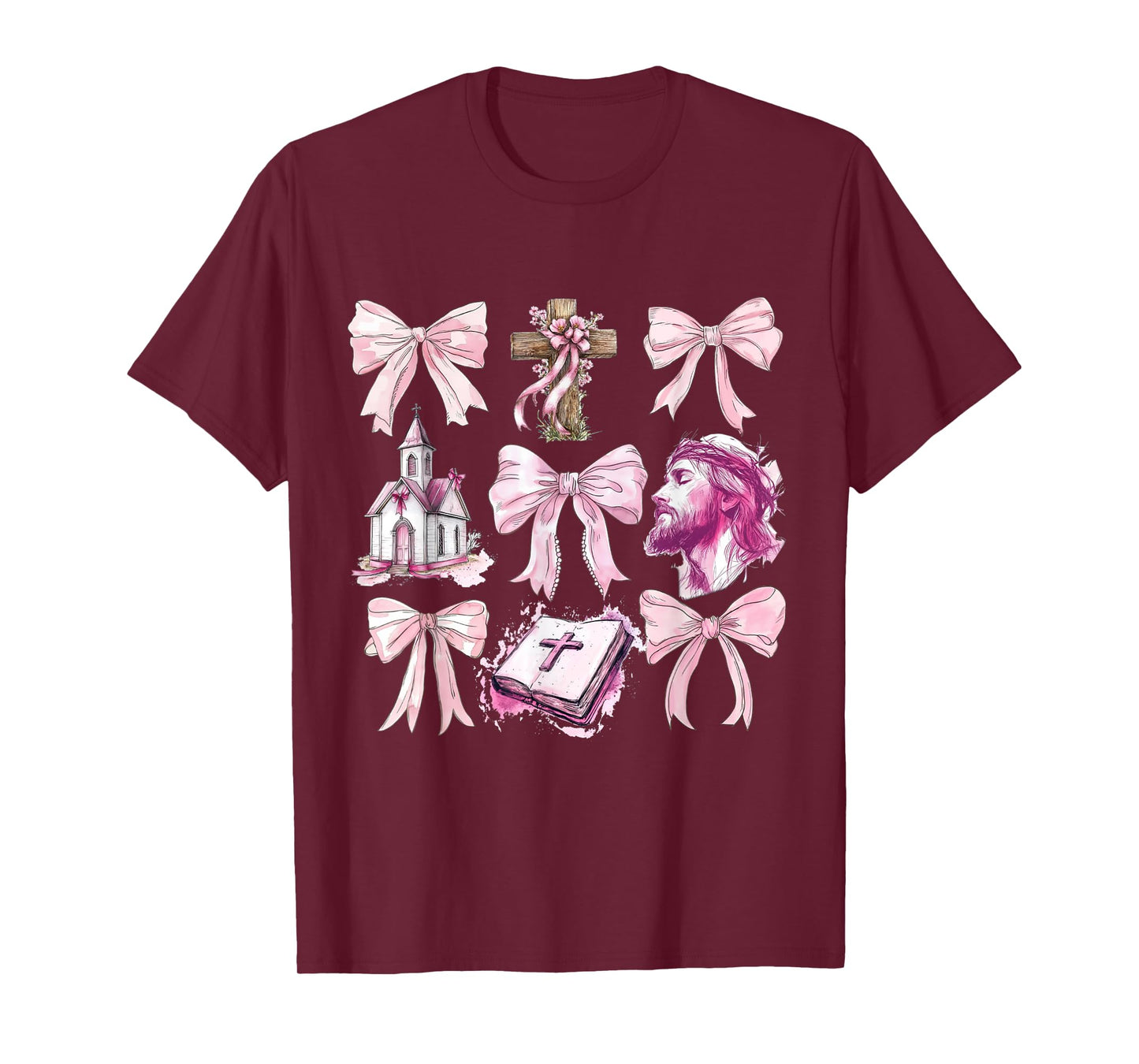 Let Me Tell You About My Jesus Christian Coquette Bow T-Shirt
